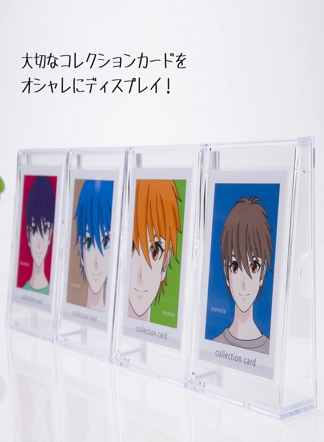 Inomata 3855 Card Display Case, 10 Pieces, Made in Japan, Clear, 3.2 x 1.3 x 4.6 inches (8.1 x 3.2 x 11.7 cm), Compatible Size: 2.8 x 4.3 inches (73 x 110 mm) - Image 3